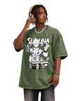 Ryomen Sukuna Acid Wash Tee